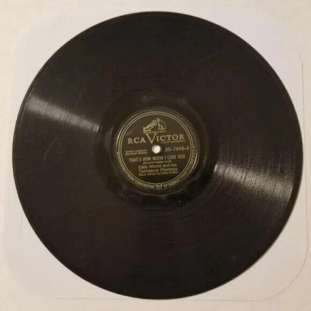 3/$25 Eddy Arnold 78 RPM Chained to a Memory / That’s How Much RCA 20-1948